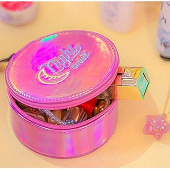 Women's Round Wristlet Bentoy Night Moon Pink - Picture 4 of 5